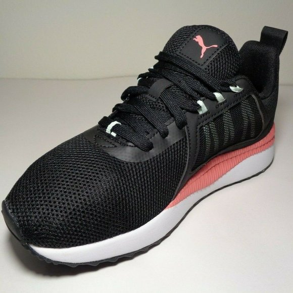 Puma Women's Pacer Net Cage Soft Foam Sneakers - Black - Picture 11 of 14